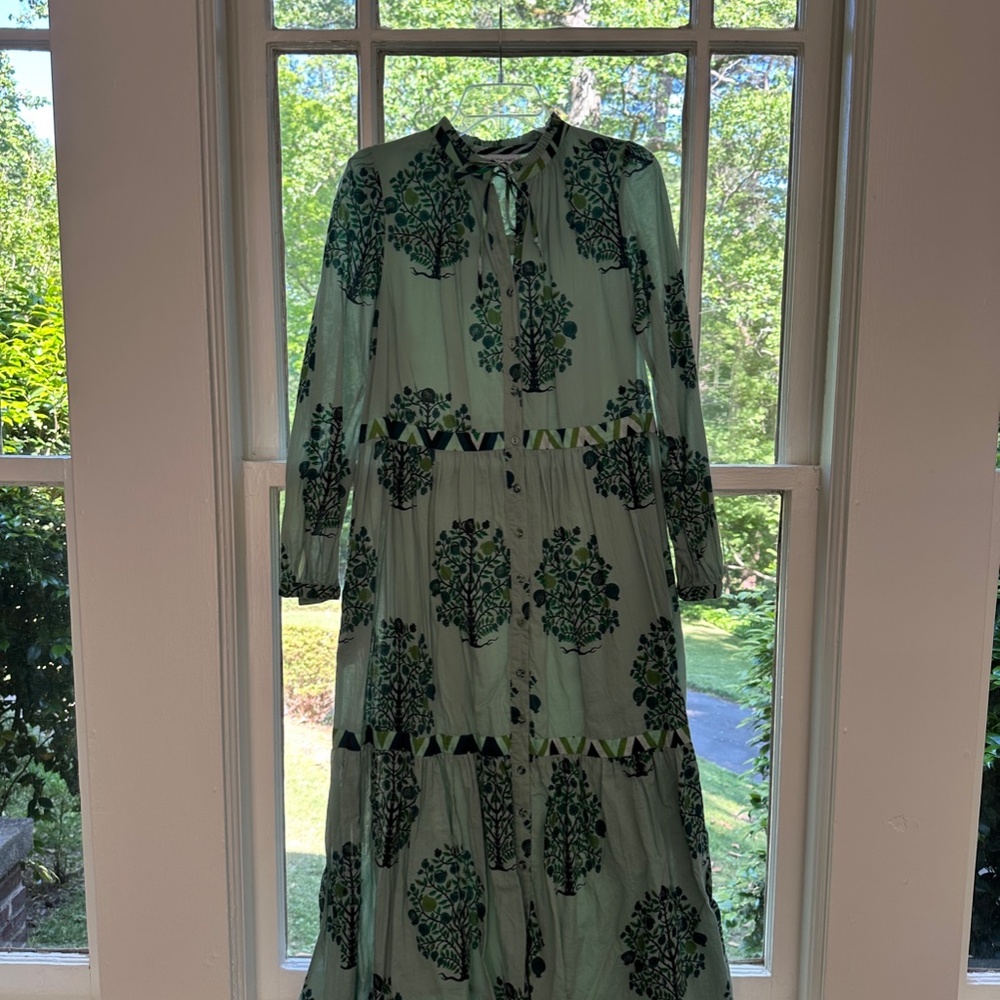 Olivia James the Label mint green maxi dress!